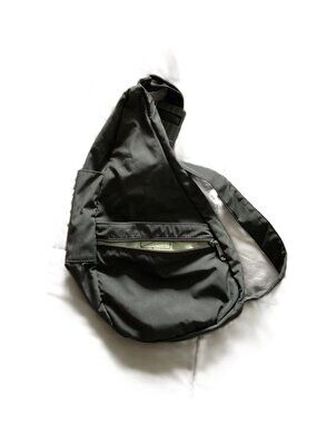 AmeriBag Classic Nylon Healthy Back Sling Bag-Black